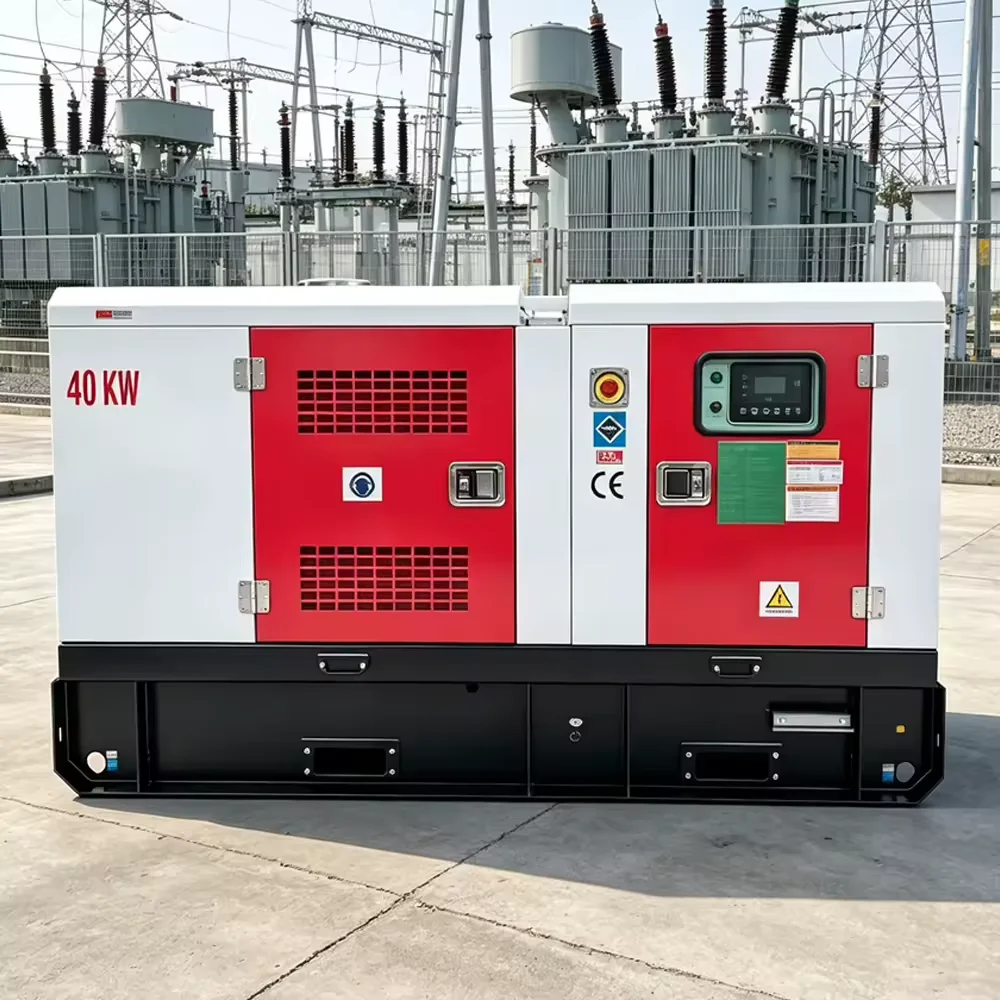 40kVA Three Phase Power Generator Custom Electric Start Generator Set with Automatic Transfer Switch Home Backup Run