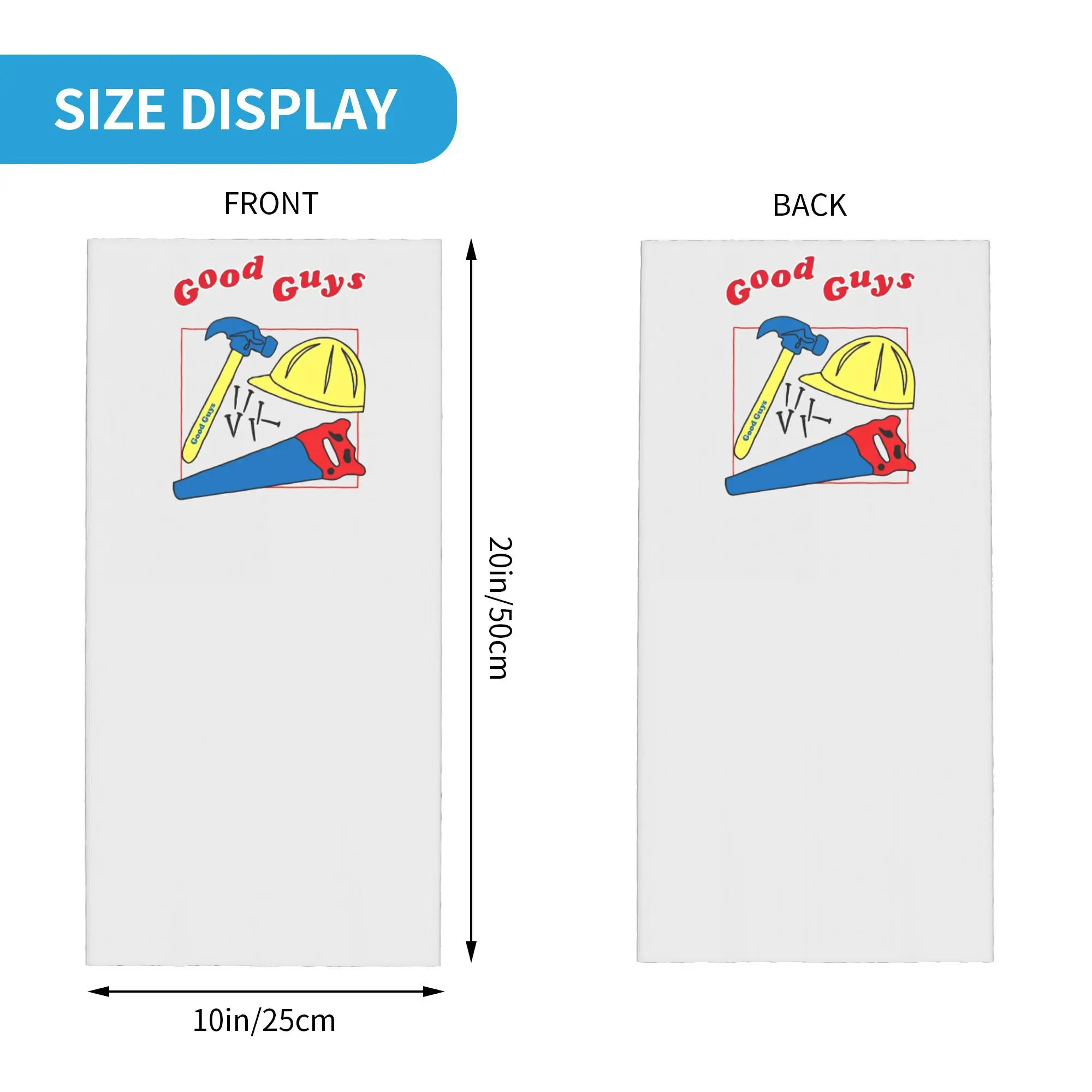 رجل جيد لعب الطفل تشاكي القاتل دمية باندانا الرقبة الجراب مطبوعة وشاح سحري متعدد الاستخدام قناع الوجه تشغيل للجنسين الكبار