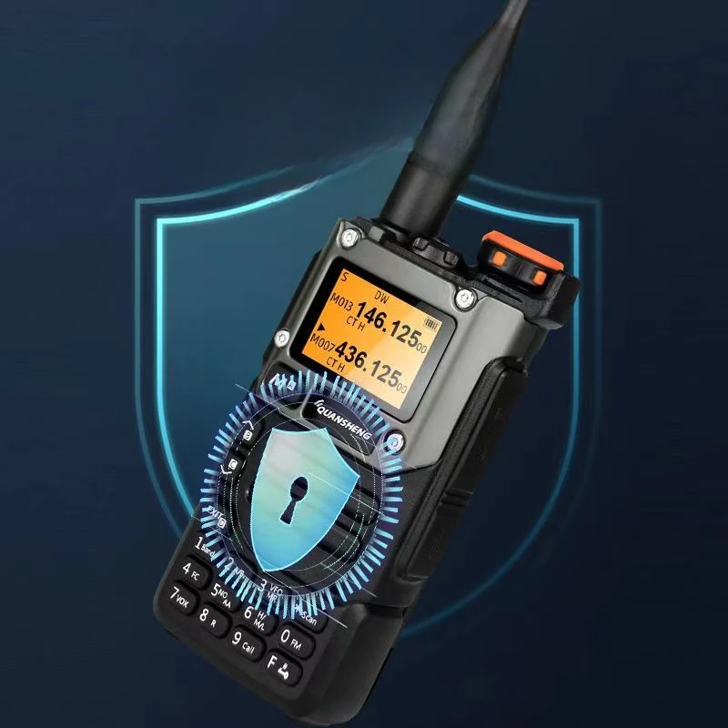 Quansheng-UV-K5walkie talkie professionele, langeafstandsdraadloze telefoon, draadloze frequentie, tweeweg, CB-radio, kamperen