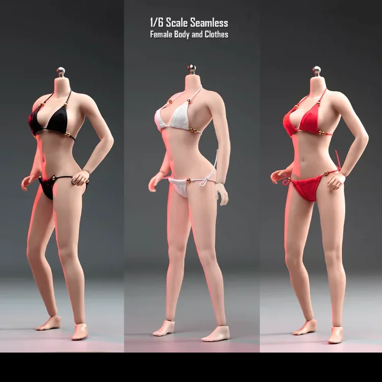 Bikini de soldado a escala 1/6 para mujer, modelo de 12 pulgadas