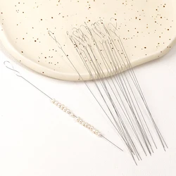 2pcs very fine Beaded tools, twisted needles, crystal pearl thread, crystal needle, DIY hand jewelry accessories.