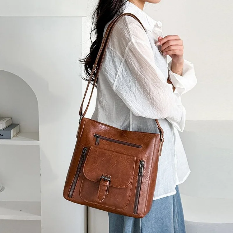 

Velvet-silk 2025 New Ladies Luxury Brand Leather Tote Bag Famous Designer Casual Popular Classic​