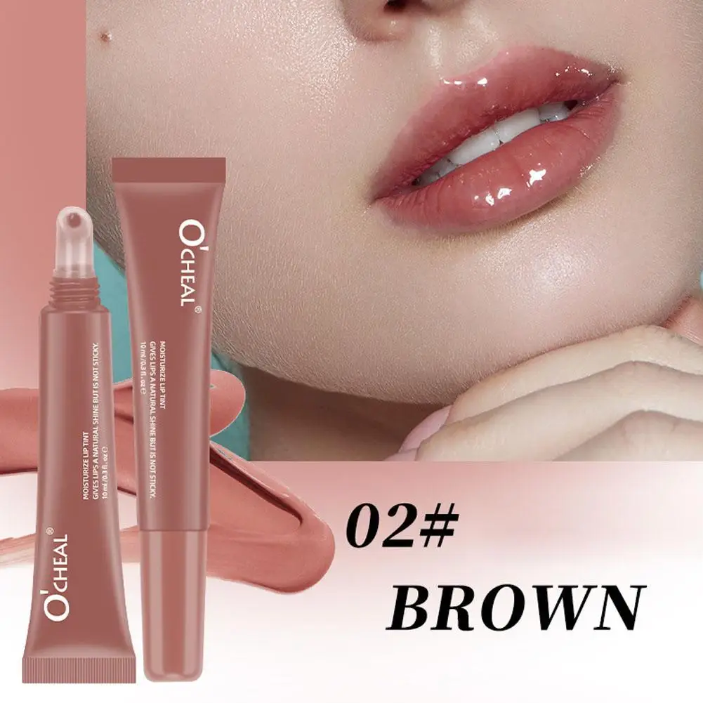 New Lip Balm Phone Case Lip Gloss Long-lasting Moisturizing Lipstick Espresso Raspberry Jelly Toast Lip Liquid Transparent X0D5