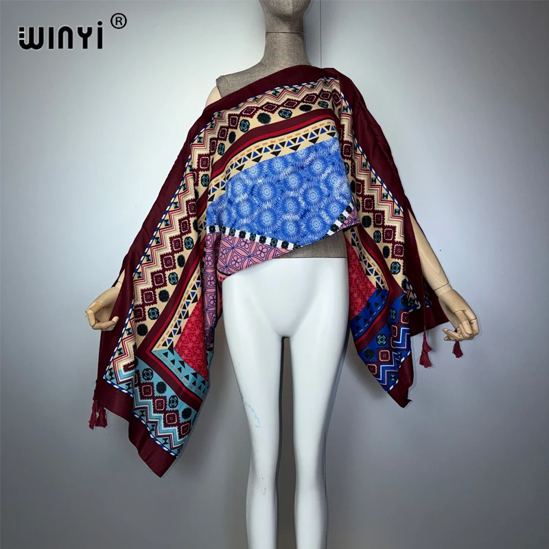 WINYI Women's boho top Elegant Printed Summer Boho Blouse Casual Streetwear Leisure African Lady Top for Daily Wear