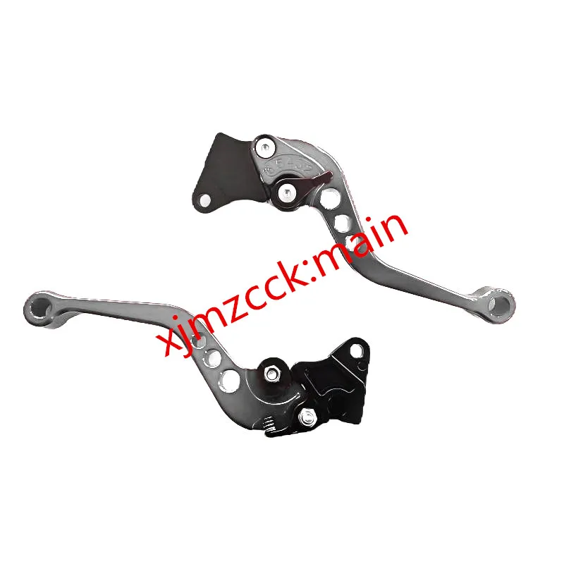 1 زوج العالمي صالح للدراجات النارية تعديل الملحقات قابل للتعديل الجبهة الخلفية مكابح قرصية مزدوجة مكبح قرصي مقبض رافعة #4
