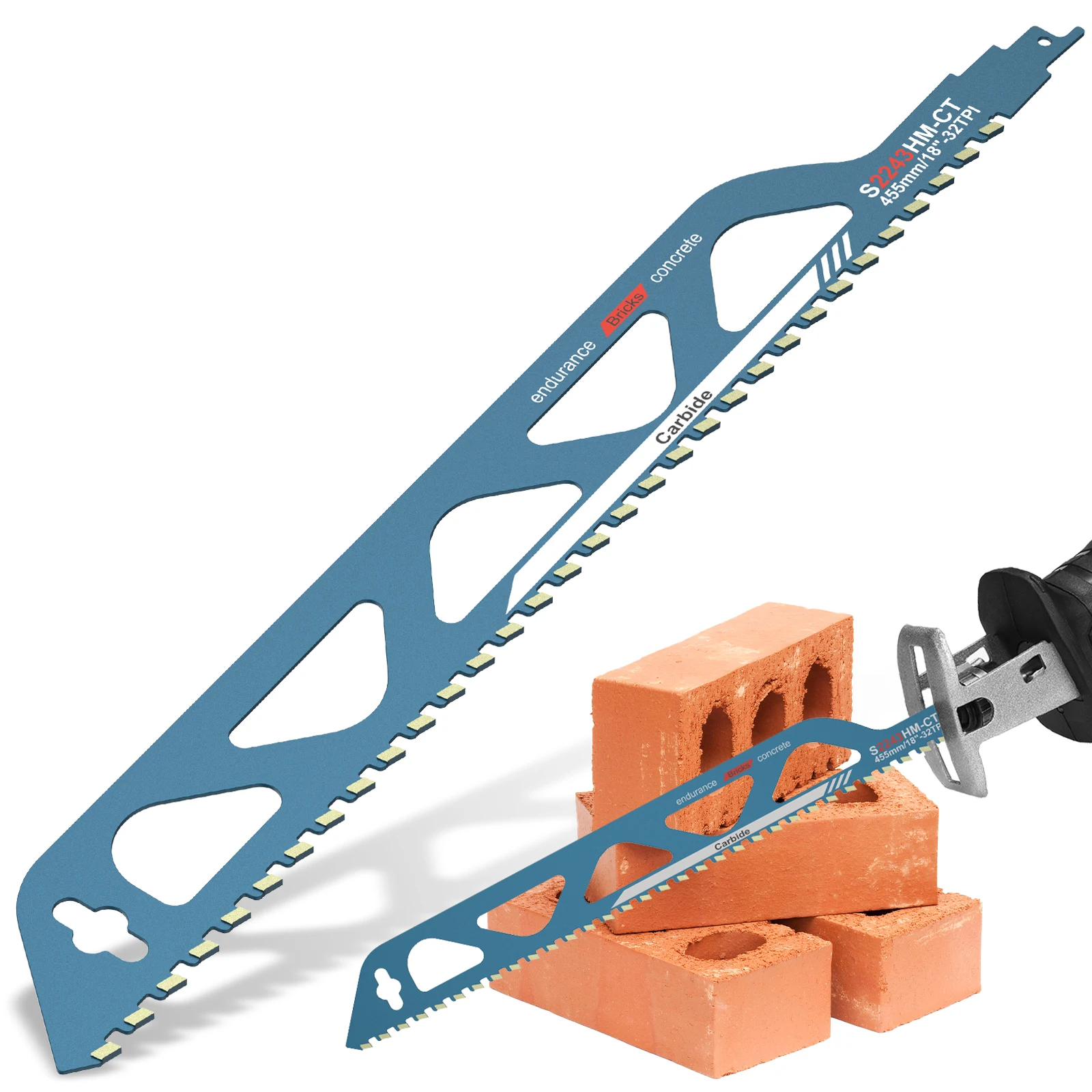 الترددية المنشار بليد 10/12/18/20in العالمي قطع Recip Sabre المنشار شفرة البناء شفرة القطع للوحات الاسمنت المركبة