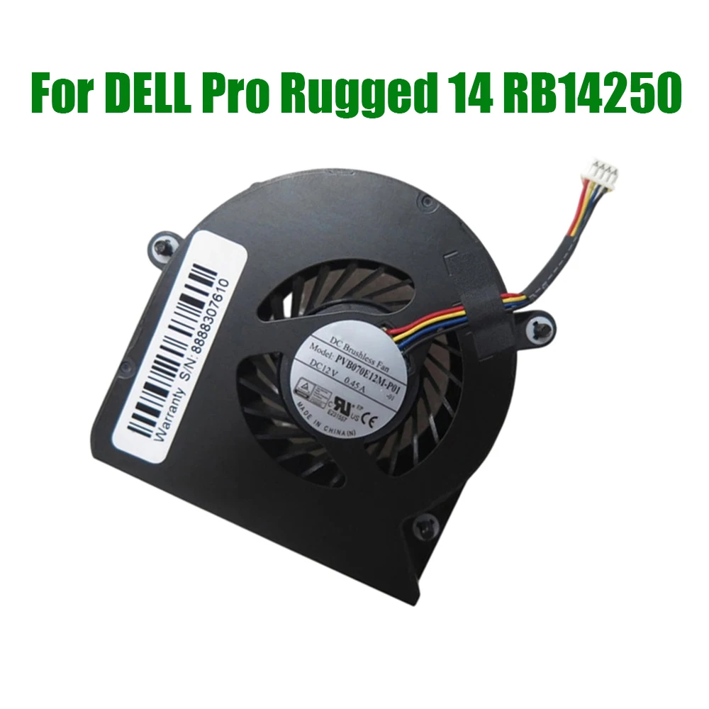 

For DELL Pro Rugged 14 RB14250 DC12V 0.45V Cooling Fan