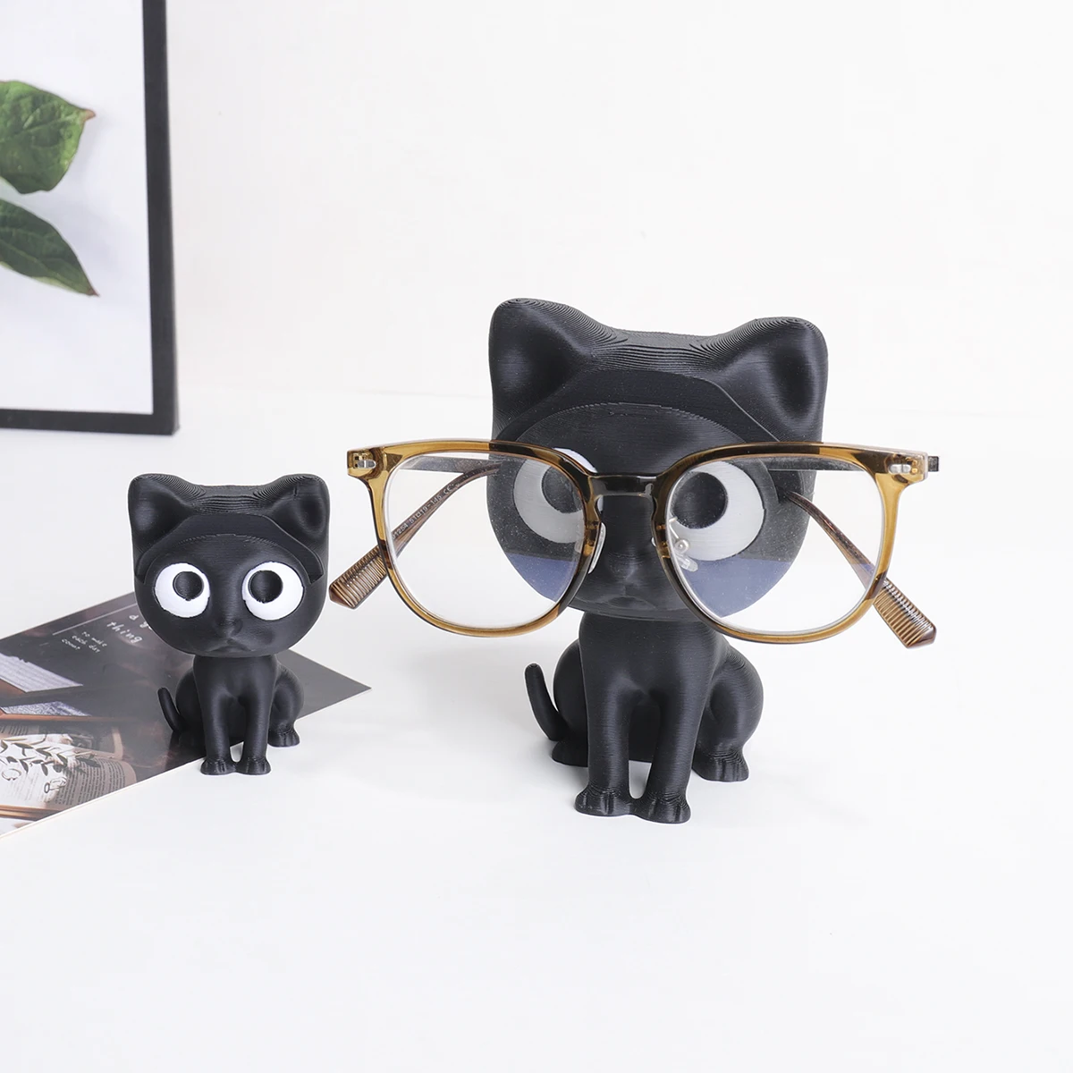 3D Printing Glasses Frames - Portaocchiali a Forma di Gatto Nero