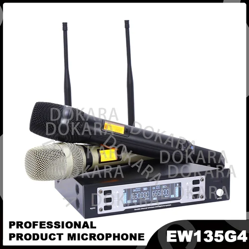 Profesional EW135G4 SKM9000 micrófono dinámico inalámbrico UHF de 2 canales sistema EW100G4 DJ Karaoke puesta en escena