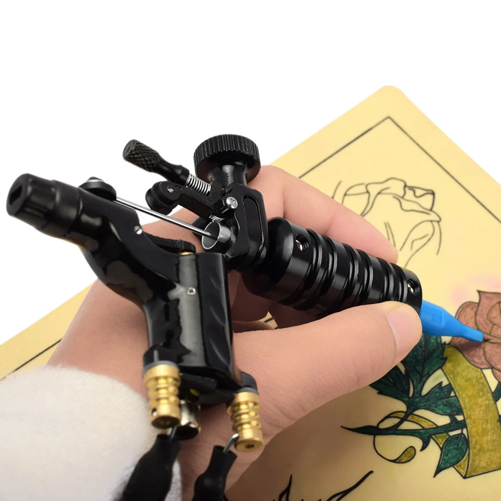 

Machine Liner Shader Lightweight Low Noise Liner Shader For Tattoos Multifunctional Motor Machine Use Black