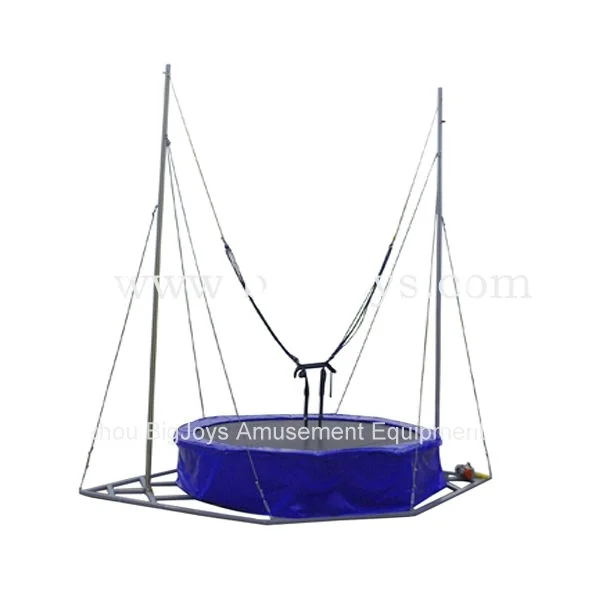 Commercial Free Jumping 1 person Bungee Jumping Trampoline for Sale