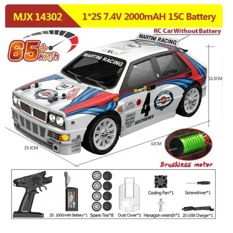 Hyper Go 14303 14302 14301 MJX Rc Car 55KM/H High Speed Drift Racing Brushless 4WD Off-road Remote Control Cars Toy for Children