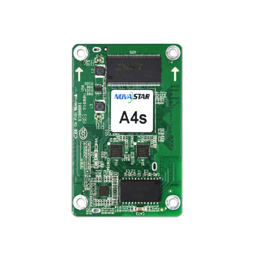 NovaStar A4S LED Receiving Card: High-End, Small Size, 256x256 Pixel Capacity, Pixel-Level Calibration, 90° Rotation