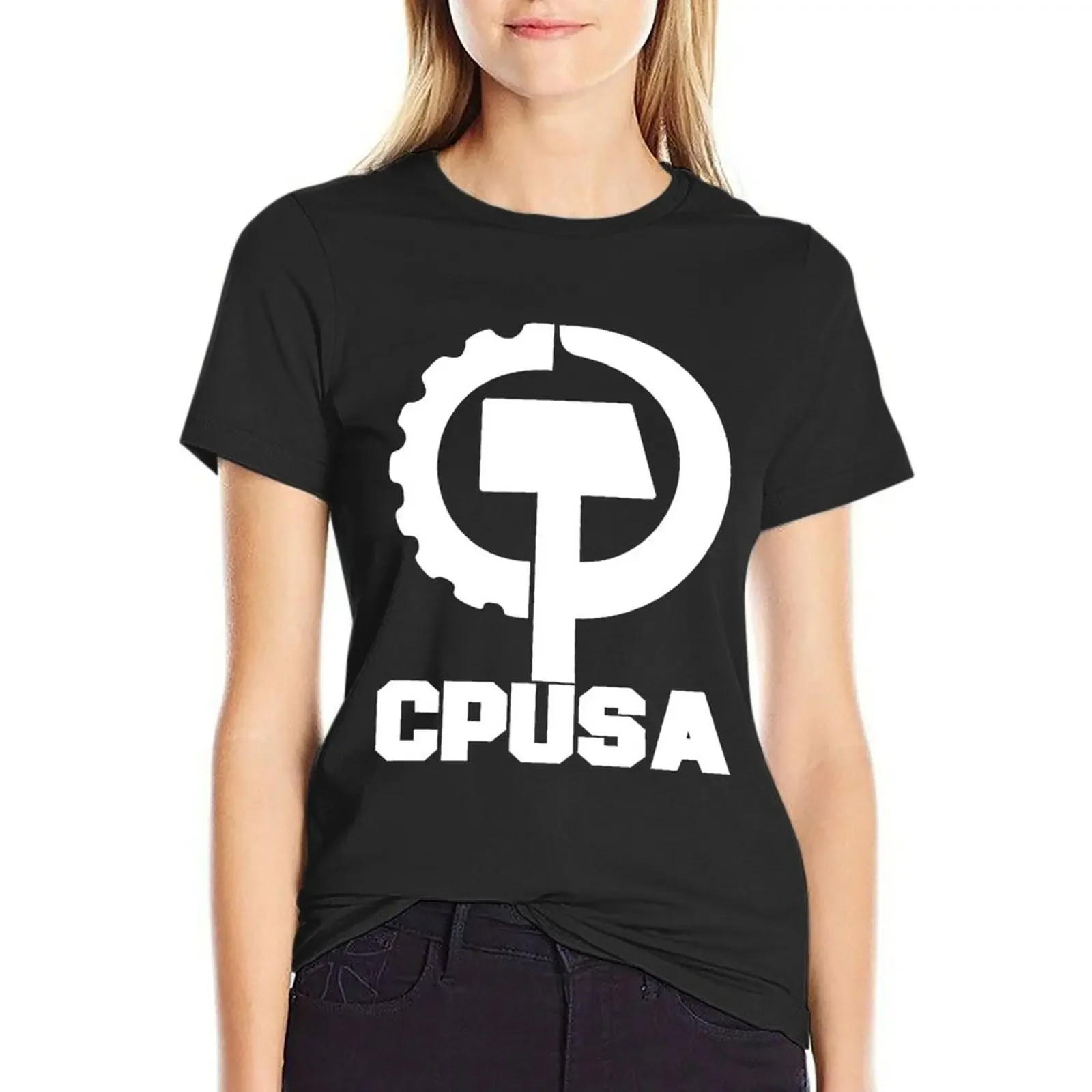 

Футболка CPUSA по индивидуальному заказу, тяжелые весы, рубашки ариат для женщин