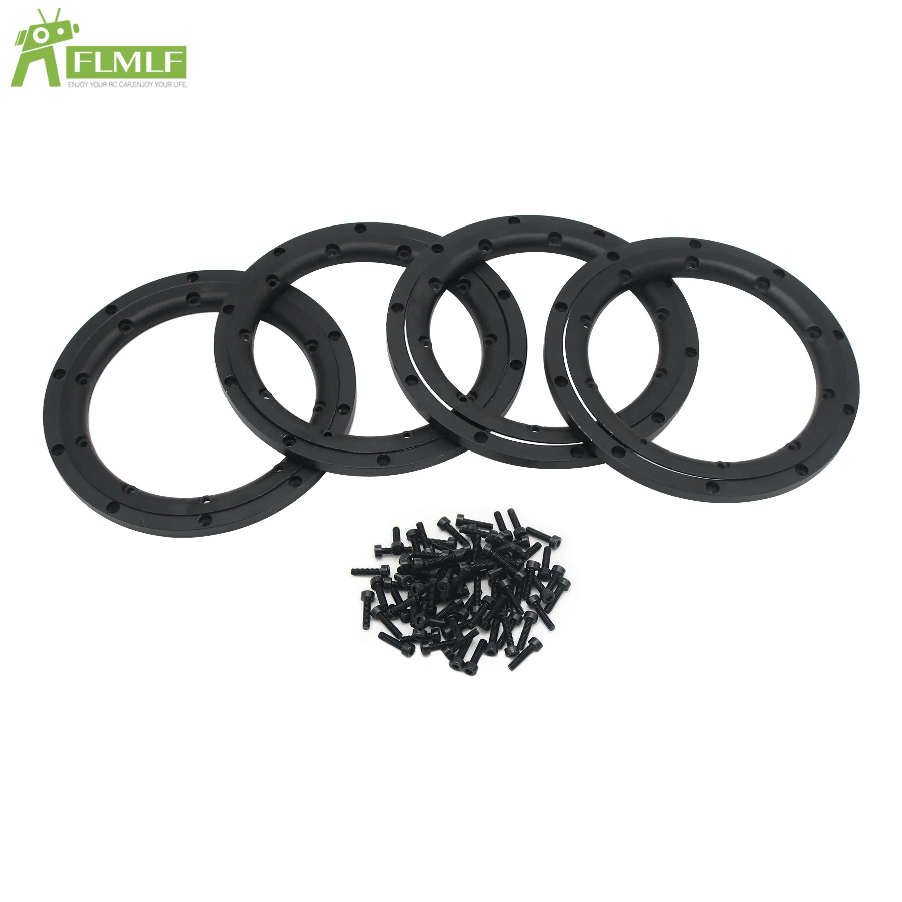 

Alloy CNC Inside Beadlock and Outside Beadlock Fit Wheel Rim for 1/5 HPI ROFUN BAHA ROVAN KM BAJA 5B 5T 5SC Rc Car Toys Parts