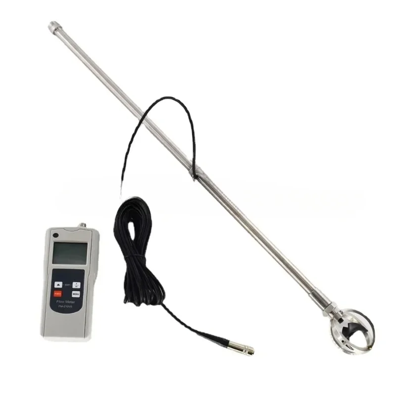 Instrument Digital Flow Meter Open Channel Flowmeter Portable Flow Rate Meter for FM-210V5 Velocity Measurement