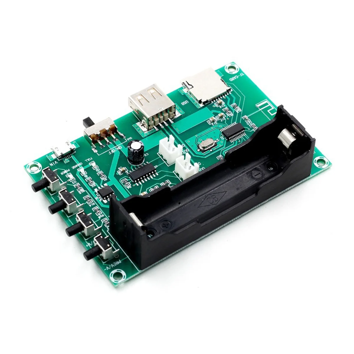 XH-A150 PAM8403 Mini Bluetooth Amplifier Audio Board 5Wx2 Lithium Battery Sing Machine USB TF-Card Dual Channel Speaker