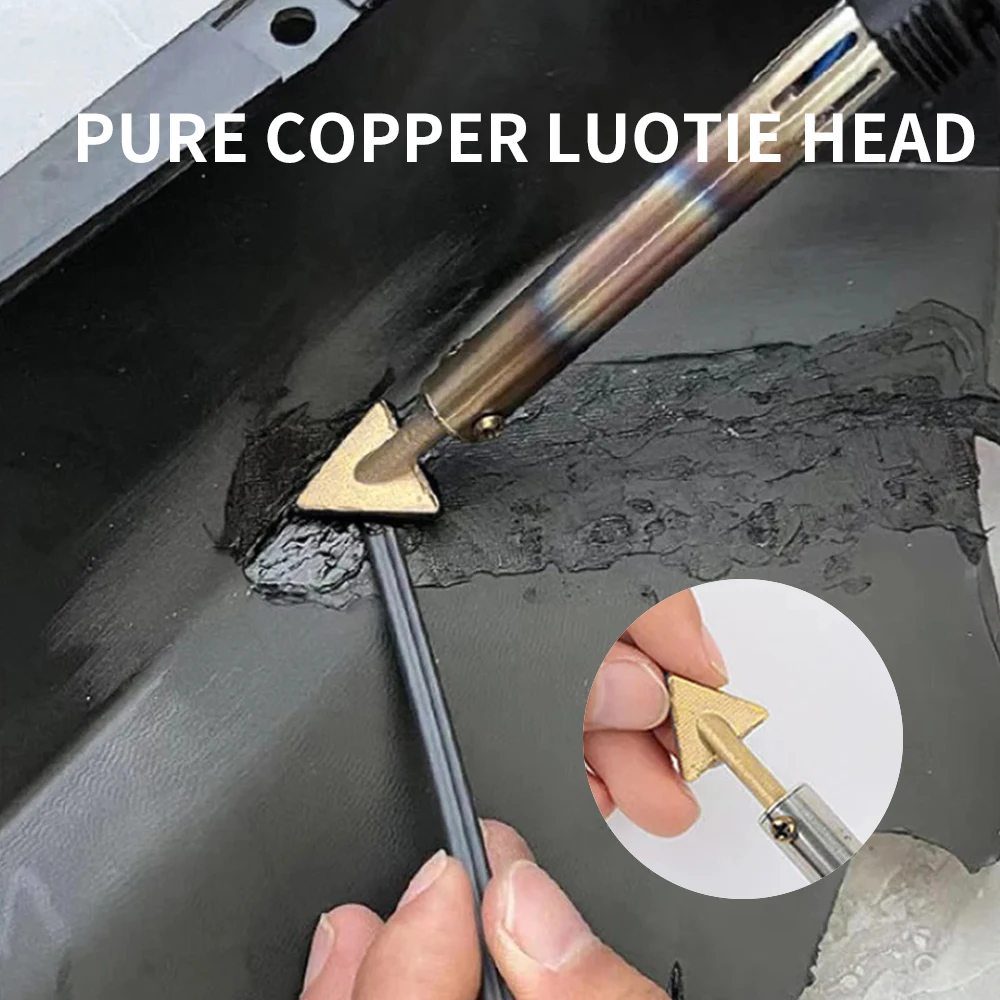 16/20mm Triangular Copper Solving Iron Head Copper Smoothing Head Replacement Tip For 60/80W Plastic Welding Kit