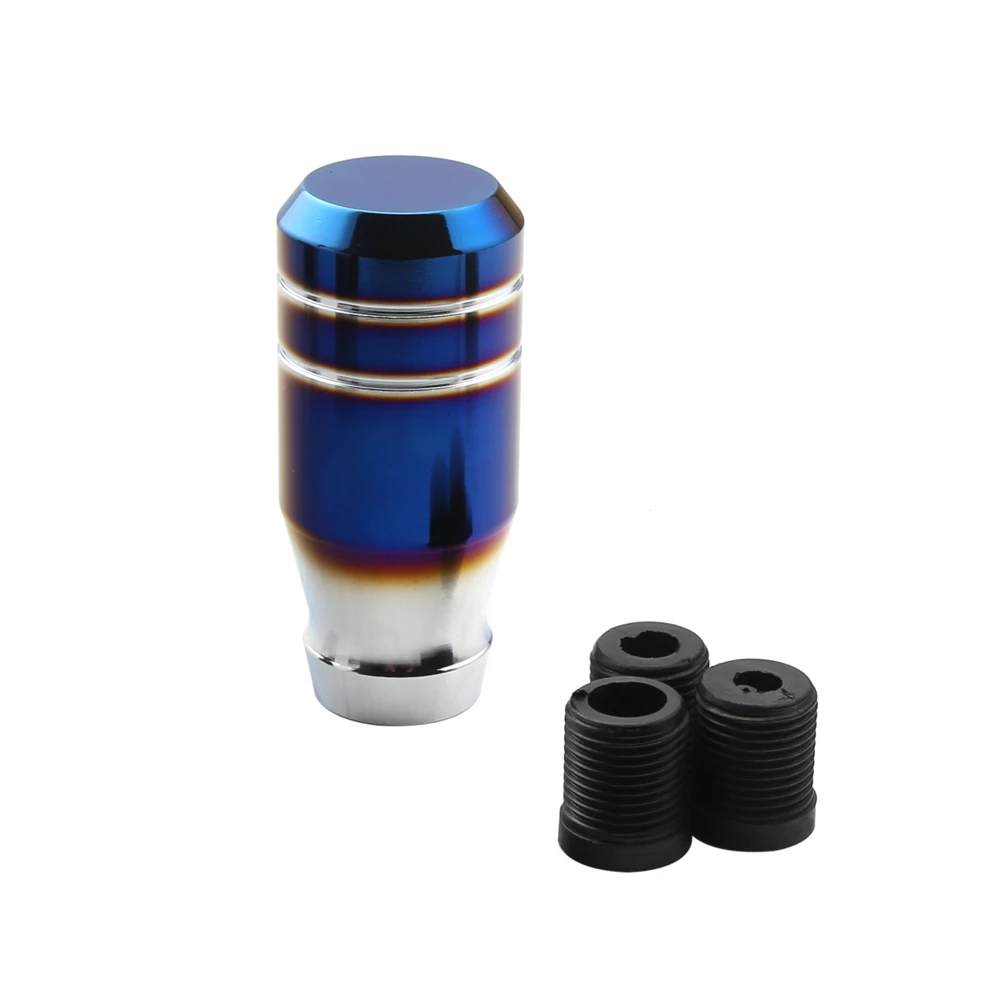 

Универсальная автомобильная ручка переключения передач AT MT, рычаг переключения передач, ручной рычаг переключения передач, алюминиевые ручки на голову, подходят для Honda Toyota