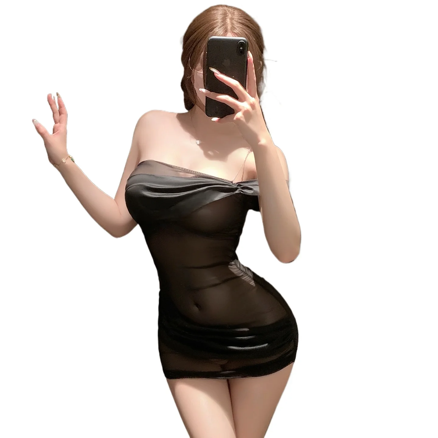 

Japanese Sexy Secretary Uniform Lingerie Temptation Pure Desire Bust Baring Nightclub Role Play Perspective Porno Bar Costumes
