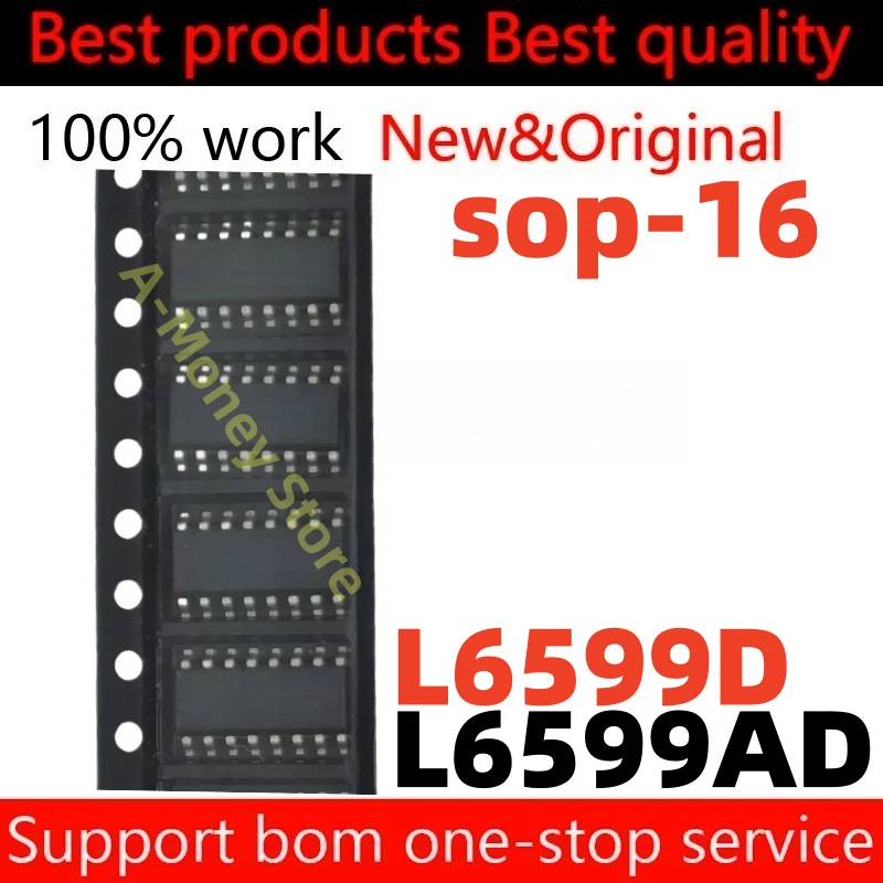 

(10pcs)L6599D L6599 L6599DTR L6599AD L6599ADTR sop-16