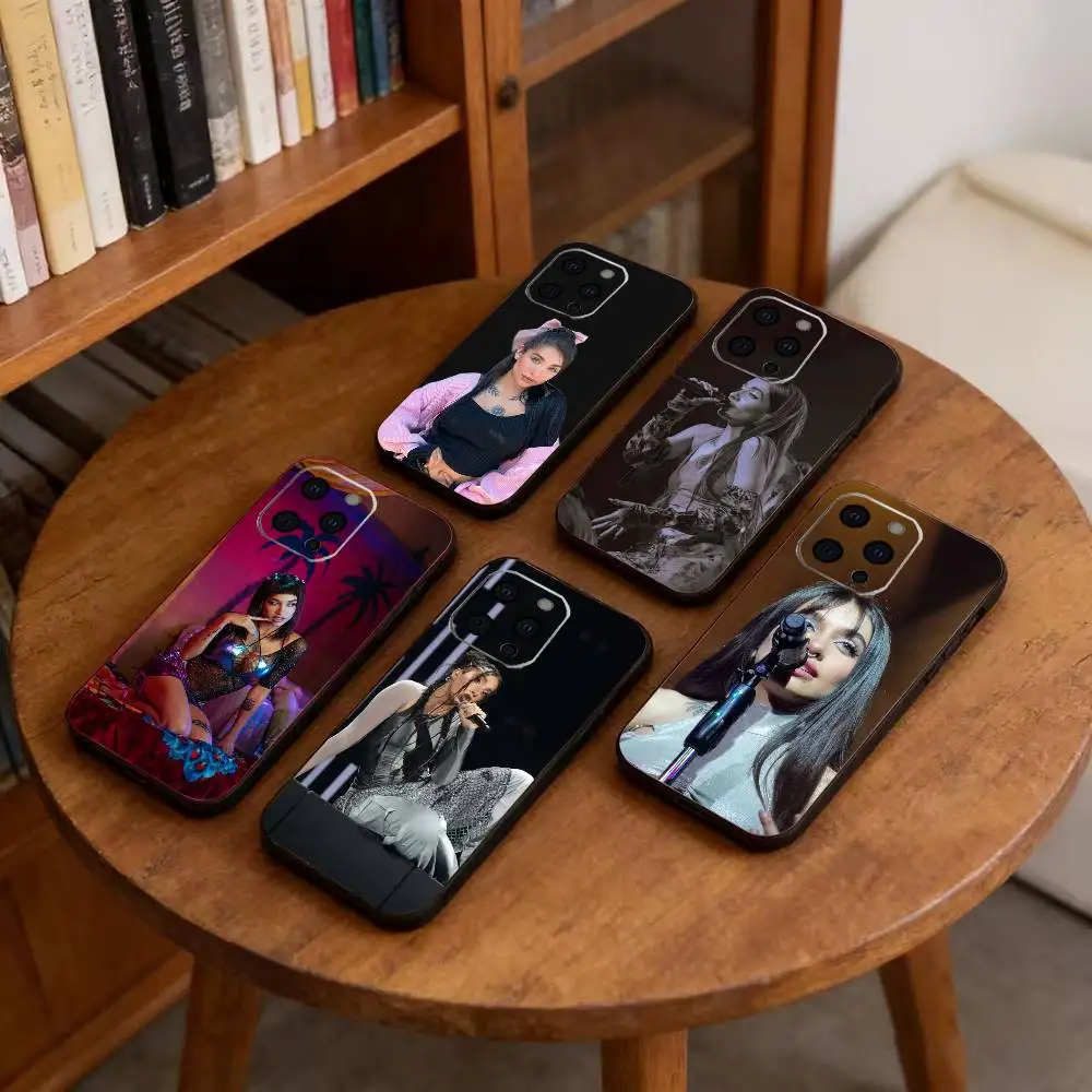 Funda de Silicona Suave para Teléfono Singer M-MARIA B-Becerra, Compatible con iPhone 17, 16, 15, 14, 13, 12, 11, X, XR, Plus, Pro, Max, Plus