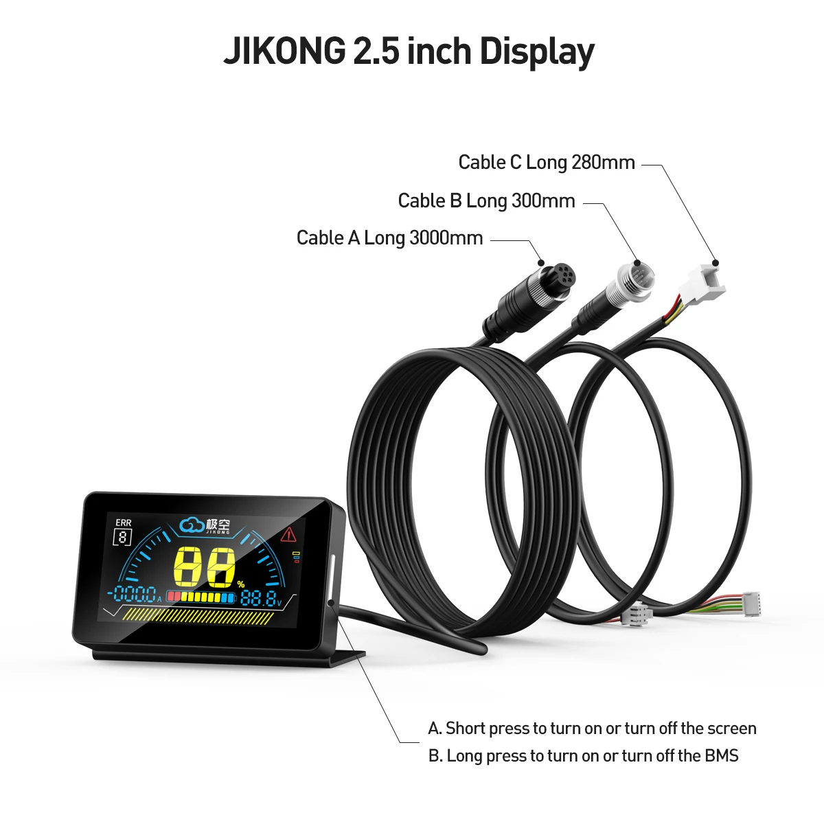 JIKONG BMS 2.5 inch Display for JIKONG BMS