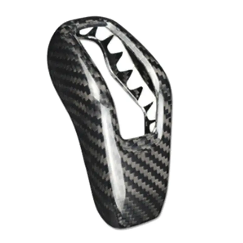 AEA6-Shift Head Decorative Cover Center Control Gear Handle Cover Carbon Fiber Patch For Land Rover Jaguar 2020