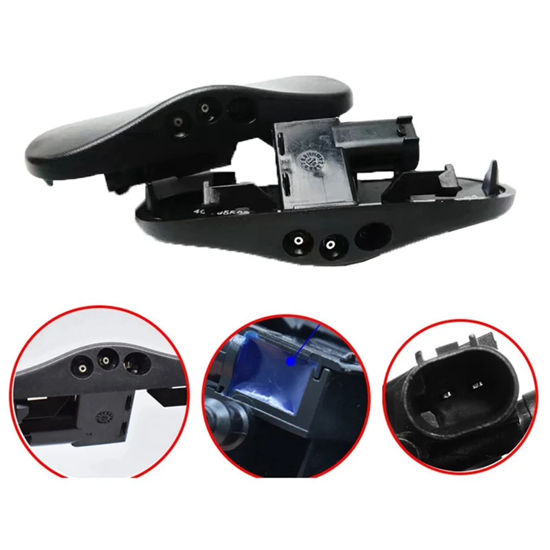 Boquilla de agua rociadora de limpiaparabrisas calentada para Audi A6 A3 A4 A5 A6 R36 S7, cabezal de pulverización de limpiaparabrisas, piezas de automóvil 4GD 955987   4GD 955988