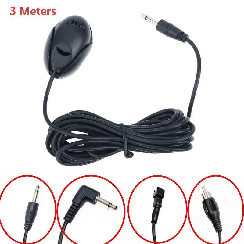 ∘ Wired Car Pickup Microphone Paste Type High Sensitivity External Mic for Vehicle Audio