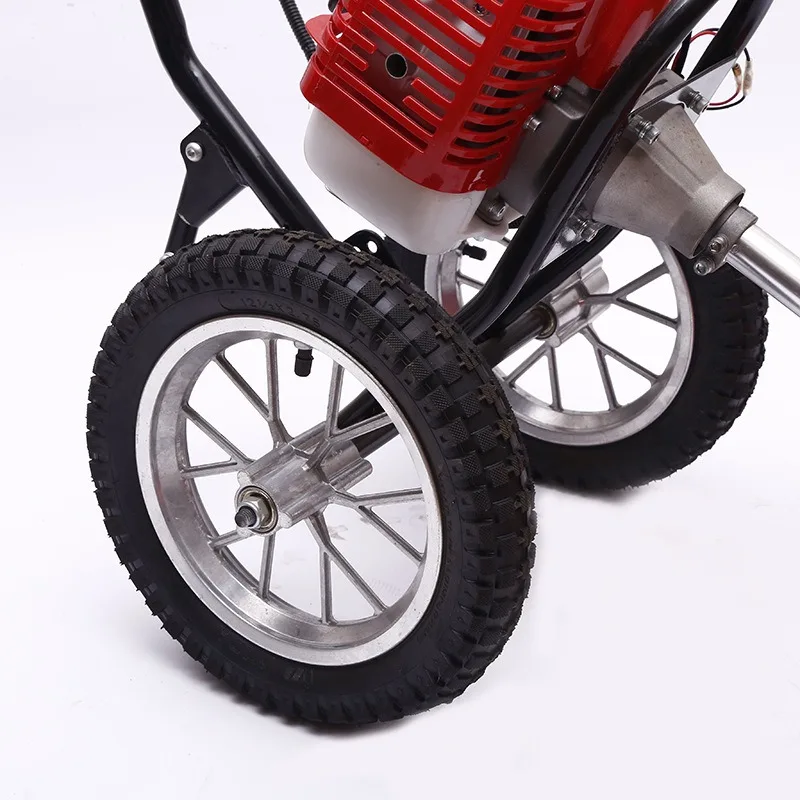 가정용 신형 다기능 잔디깎이 2행정 2륜 다지형 잔디깎이