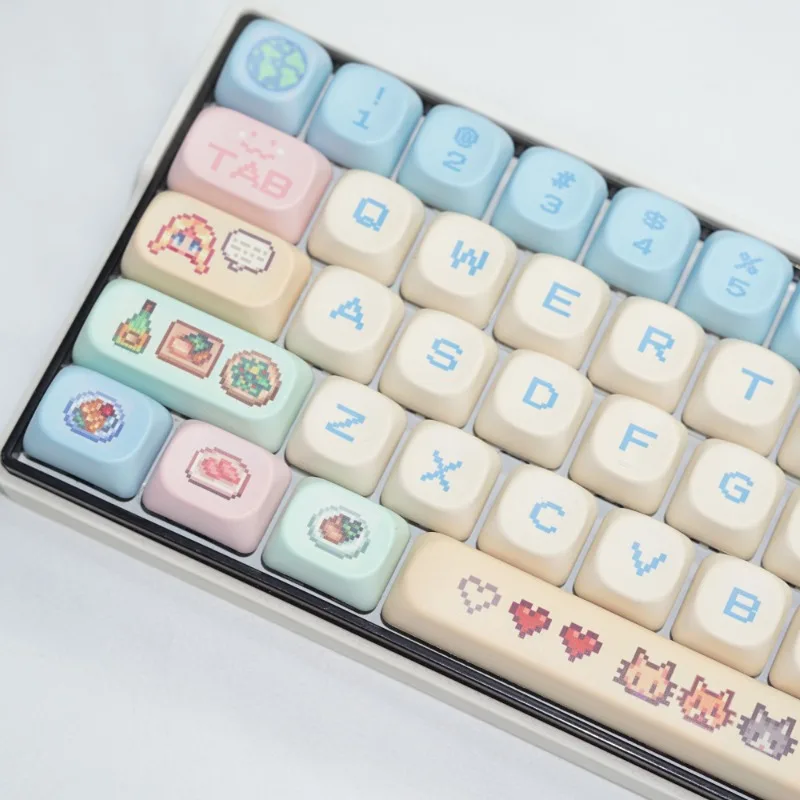 Mifuny Star Dew Valley Story Keycap Pixel PBT Симпатичная механическая клавиатура на заказ ТермосублимацияDIY Cherry Profile Боковая резьба