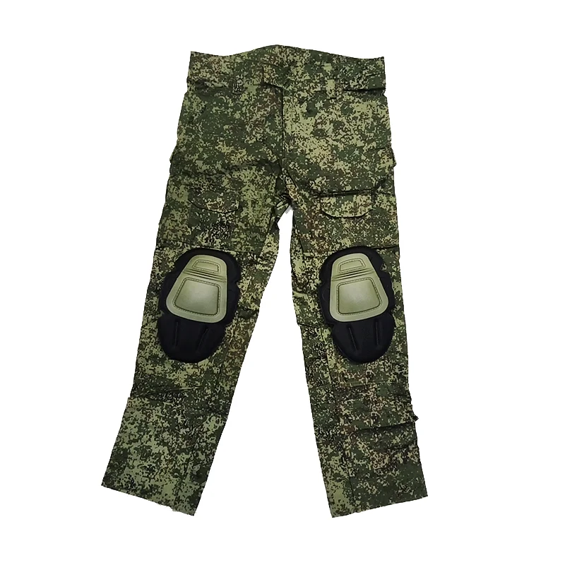 

Green Digital Camo Tactical Pants Men Large Capacity Multi-Pocket Adjustable Waist Work Trousers