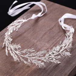 AiliBride Hair Vine Wedding Headband Tiara Crystal Bridal Headpiece Wedding Hair ornaments Tiara Hairband Women Hair Jewelry