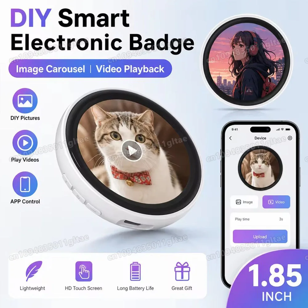 emblema-digital-de-anime-com-bluetooth-inteligente-e-som-aprimorado-pin-eletronico-com-display-dinamico-para-merchandising