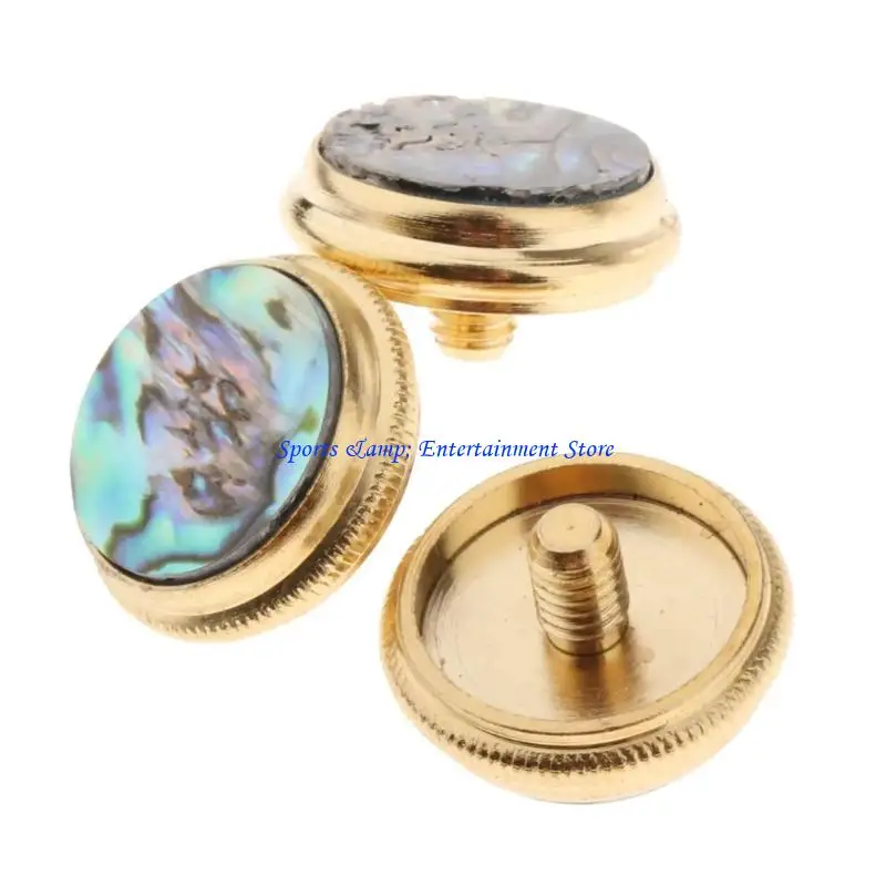 G7NF 3pack Durability Valves Button Protectors Natural Shell Materials for Horns