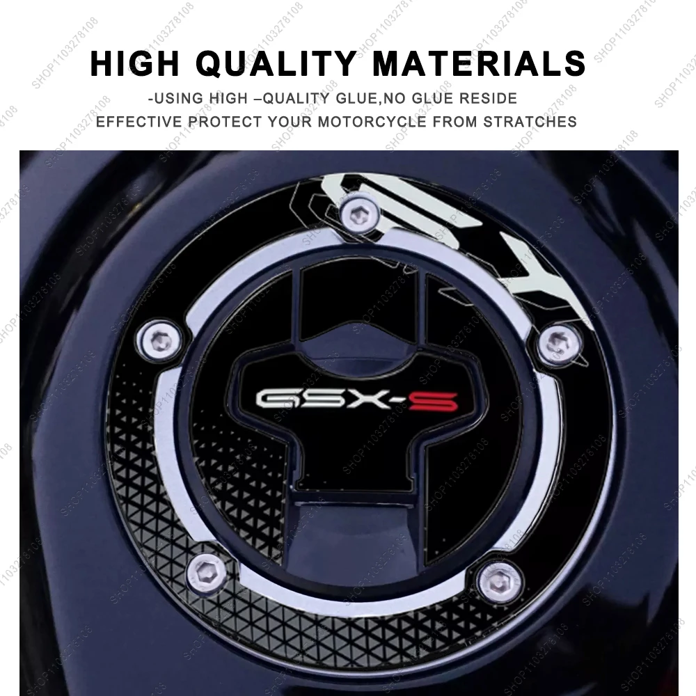 For Suzuki GSX-S 1000 GX s1000gx 2024 Motorcycle Anti slip Fuel Tank Pad Protection Sticker 3D Epoxy Resin Stickers kit