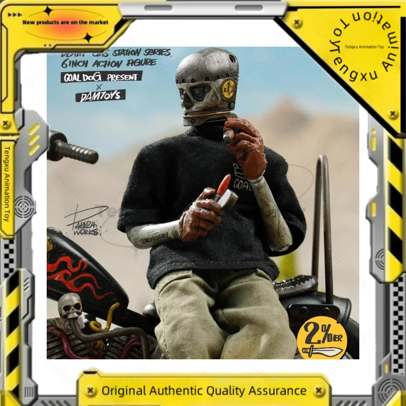 

【Совершенно новый на складе】DAMTOYS Coal Plant Black Dog MR. SILENT Quiet Man: Фигурка в масштабе 1/12 Escape Gas Station