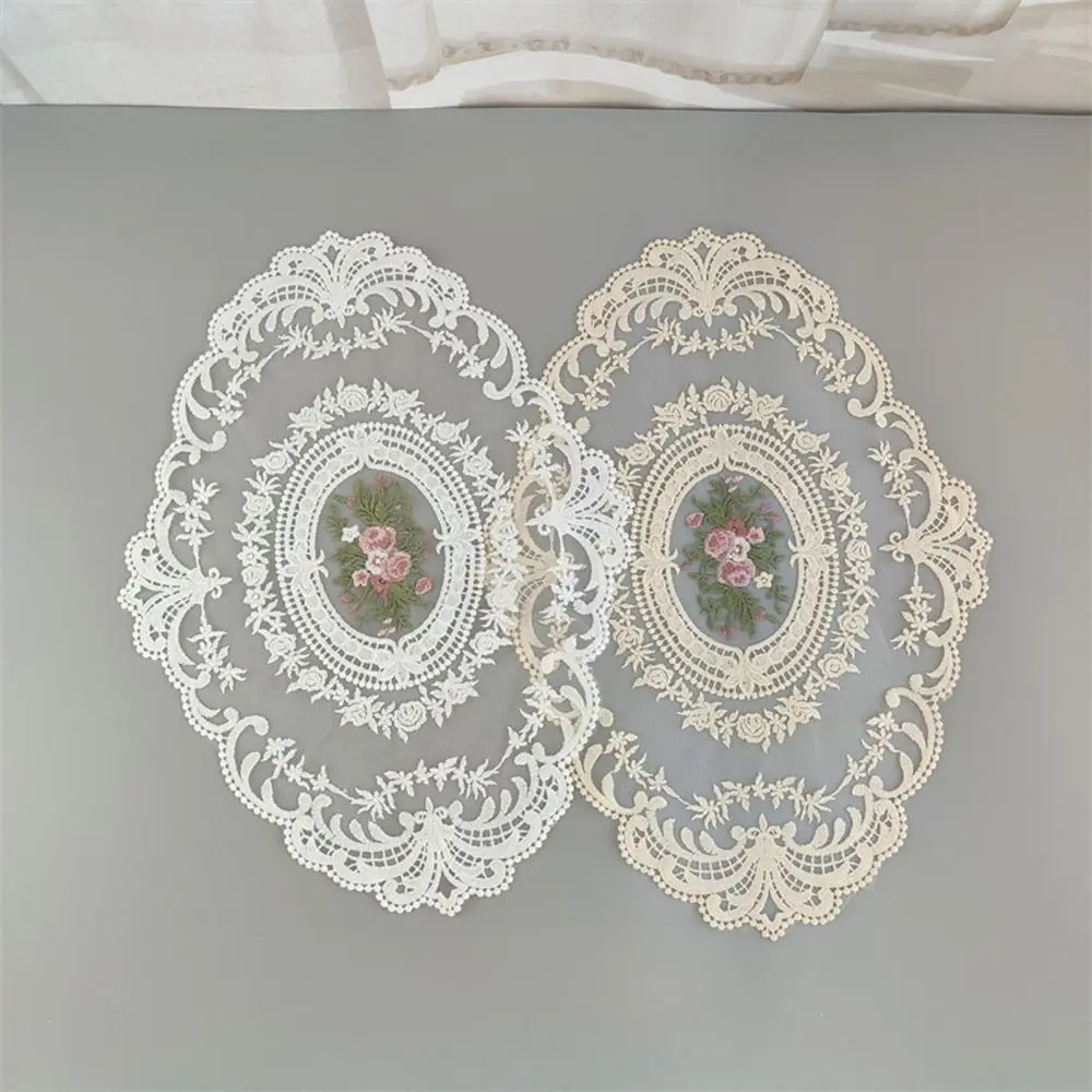 Napkin Lace Embroidered Coaster Party Wedding Home Decorations Kitchen Accessories Insulation Dining Mat European Style