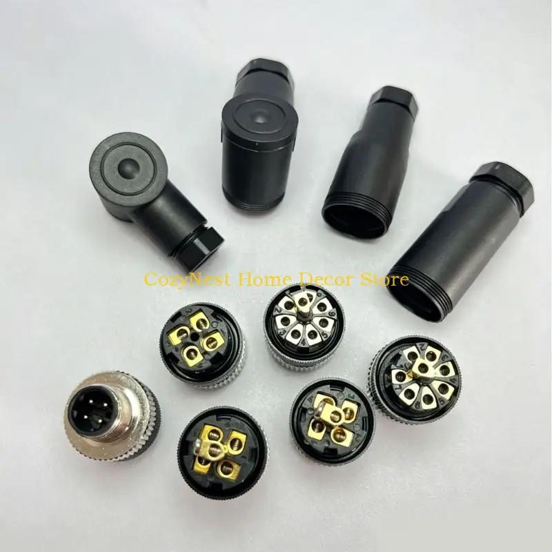 92MF Quick Connection 12Mm Plugs & Socket Connector Weatherproof Aviation Connector for Heavy Duty Machinery & Automation