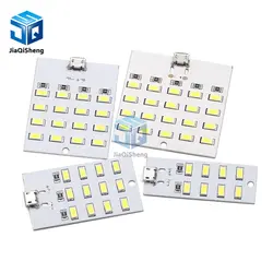 1PCS high quality 5730 smd 5V 430mA~470mA White Mirco Usb 5730 LED lighting panel USB mobile light Emergency light night light