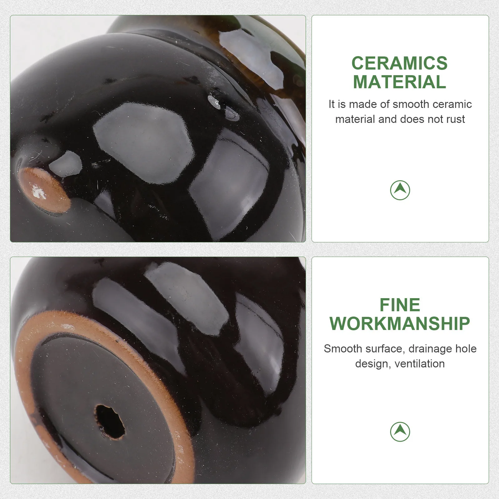 

Mini Ceramic Plant Pots 6pcs Set Fleshy Flower Planters with Mandala Pattern Creative Indoor Garden Decor Tabletop