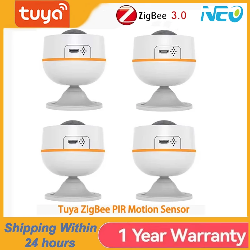 

Tuya ZigBee Smart Home Indoor & Outdoor Infrared Motion Sensor PIR Switch Temperature & Humidity Sensor Built-in T&H Detector