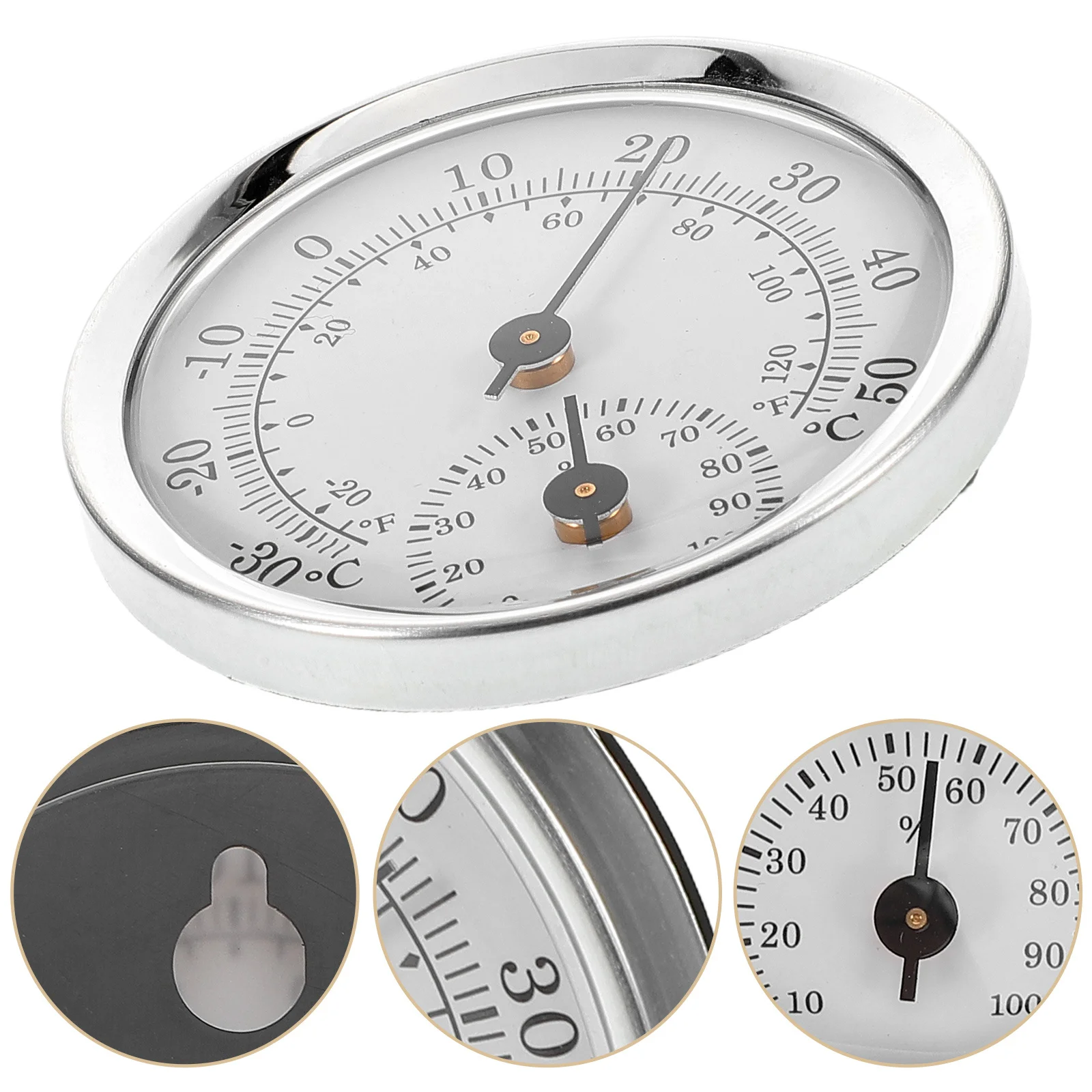 

Mini Thermohygrometer White Digital Temperature Humidity Meter For Indoor Home Office Greenhouse Refrigerator Monitoring