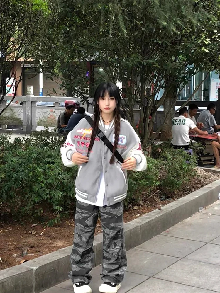 

Baseball Jackets Y2K Womens Spring Quick-Drying Motorcycle Racerback Stretch Corduroy Hoody Irregular Softshell Fuzzy Climbing