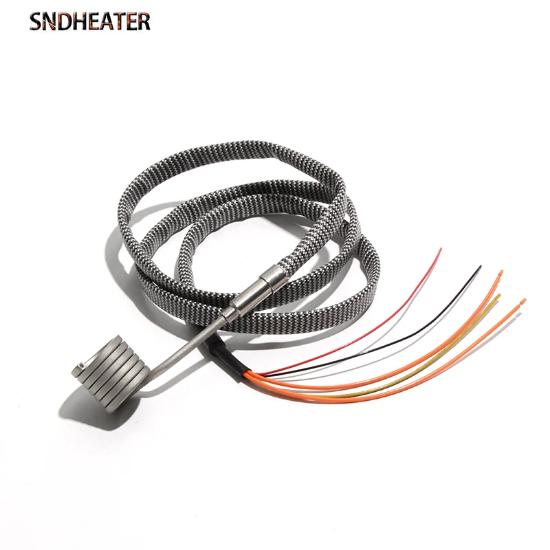SNDHEATER 220 فولت سخان عداء ساخن كهربائي ID35MM طول 45 مللي متر 50 مللي متر 60 مللي متر لفائف التدفئة مع K الحرارية 600 واط 800 واط للطارد