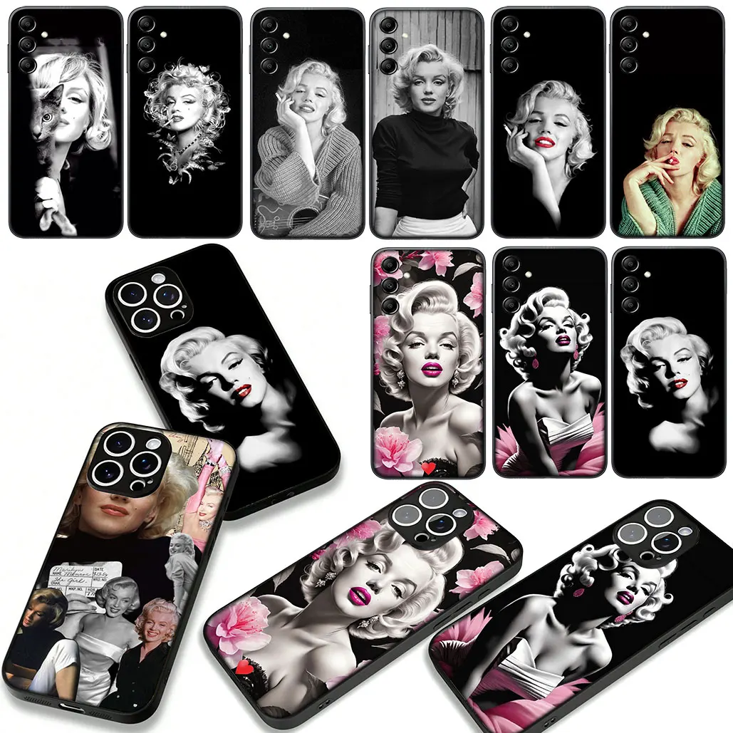 Чехол для телефона M-Marilyns M-Monroes Xiaomi Redmi Note 11 9 8 7 10 Pro 14C 7A 9A 9T 10A 10C 11A 9C NFC Мягкий Фото №3