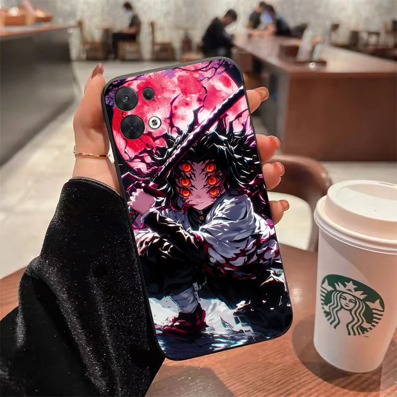 Demon Slayer Kamado Phone Case For OPPO Find X6 X5 X3 X2 Pro Lite Neo OPPO Reno 8 7 Lite Pro 8T 8Z 7Z 5G Funda Carcasa