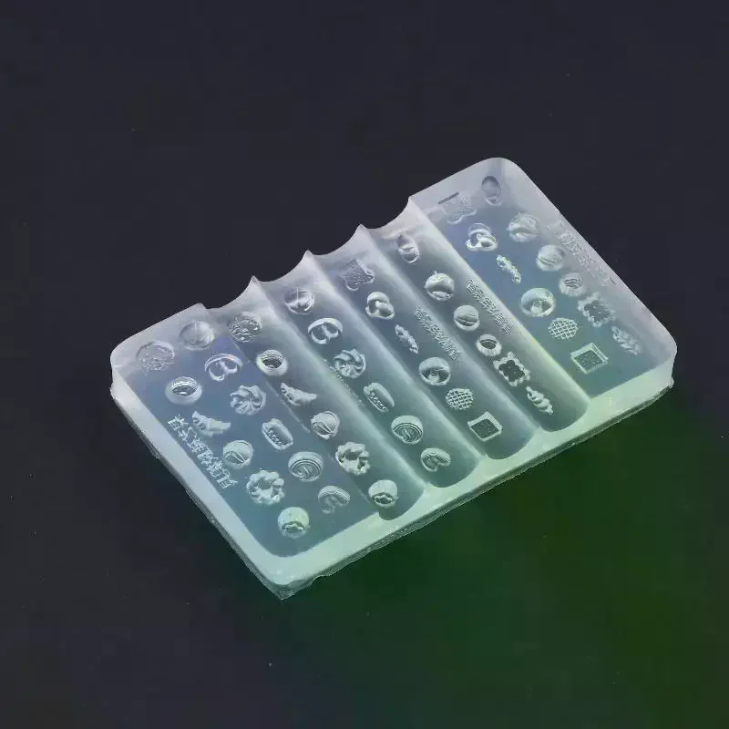 Moule en silicone artistique pour mini-desserts, pain, croissants, toasts, biscuits, outils de cuisson, et moules en silicone DIY pour nail art
