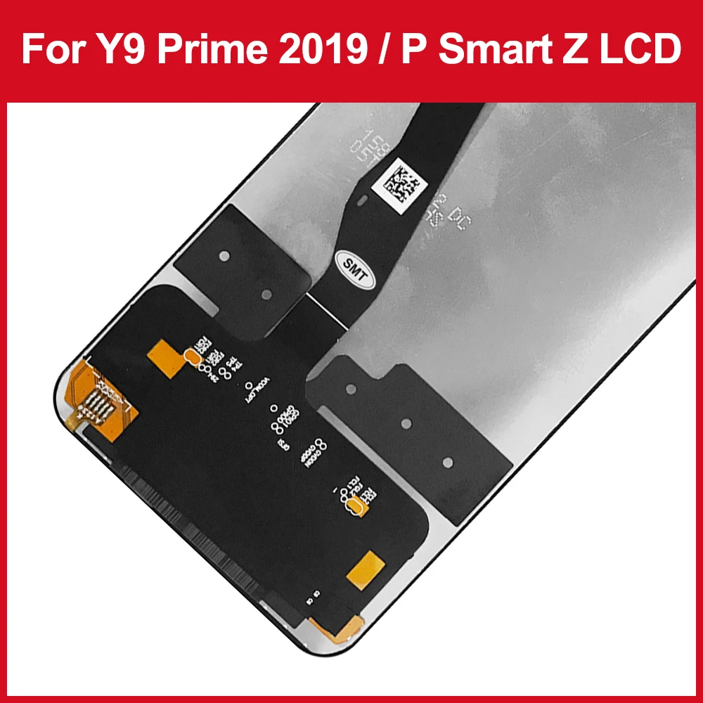 AMOLED dla Huawei Y9 Prime 2019 STK-L21 L22 LX3 Wyświetlacz Ekran dotykowy Digitizer Zespół dla Huawei P Smart Z STK-LX1 LCD Wymień — zdjęcie produktu 4